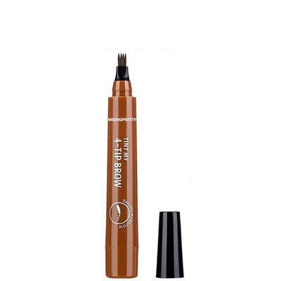 Four-Headed Bifurcated Eyebrow Pencil Simulation Wild Liquid Eyebrow Pencil Durable Waterproof Sweat-Proof And Easy To Color